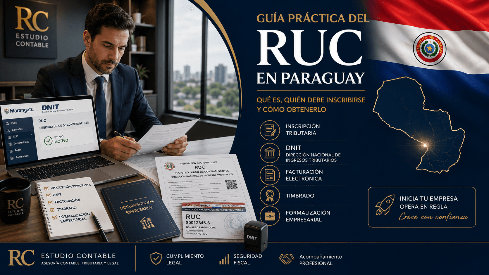 Cómo inscribirse en el RUC en Paraguay: guía paso a paso