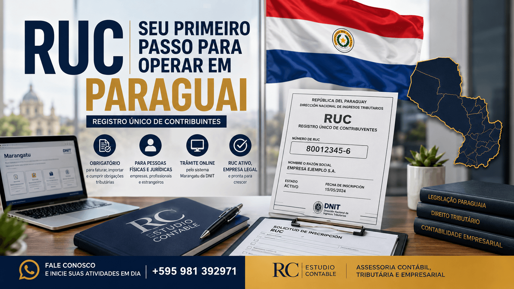 Como se inscrever no RUC no Paraguai: guia passo a passo